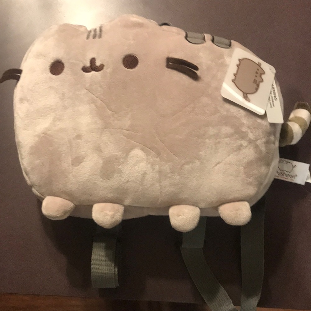 Pusheen fuzzy mini backpack